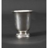 Glockenbecher / A bell shaped silver beaker, Jacques Hanappier, Orleans, 1752-1754