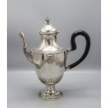 Klassizismus Teekanne / A Classicism silver tea pot, Johann Christian Neuss, Augsburg, 1785