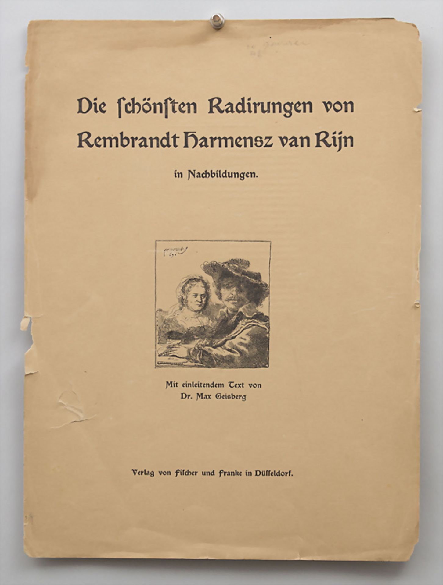 Rembrandt Harmensz van Rijn, 'Die schönsten Radierungen von Rembrandt Harmensz van Rijn', 1903 - Image 2 of 5