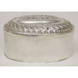 Ovale Dose / An oval silver box, Philipp Küsel, Augsburg, 1685-1700