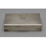 Zigarettendose / A Sterling silver cigarette box, Harman Bros., Birmingham, 1950