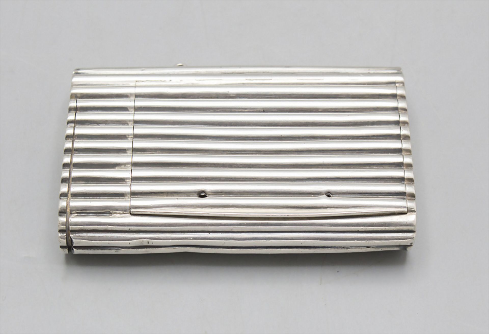 Zigarettenetui / A silver cigarette case, 1. Hälfte 20. Jh. - Bild 2 aus 4