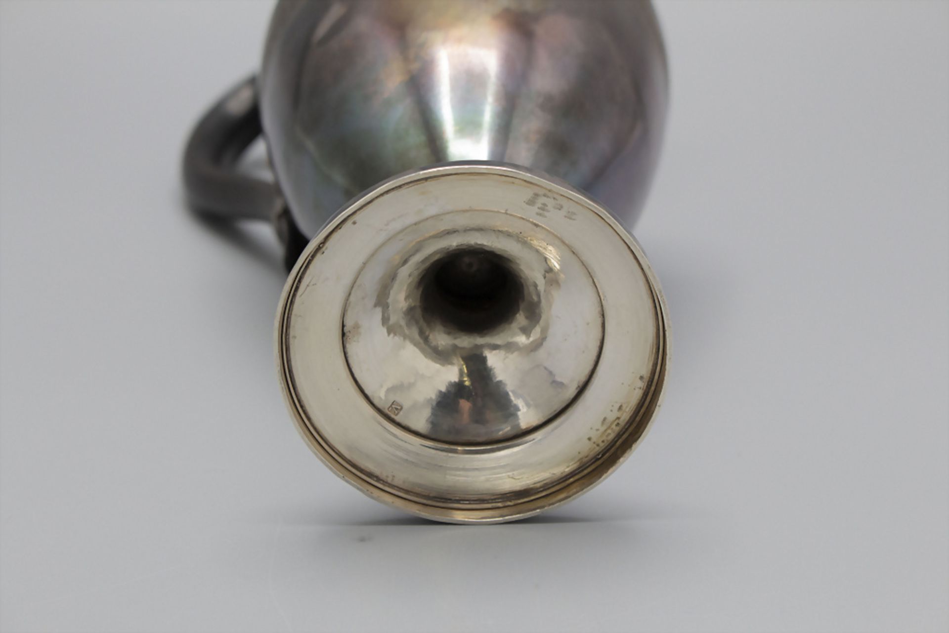 Empire Schenkkrug / A silver jug, Mathieu Petrus Josephus, Gent, 1839-1853 - Image 5 of 8