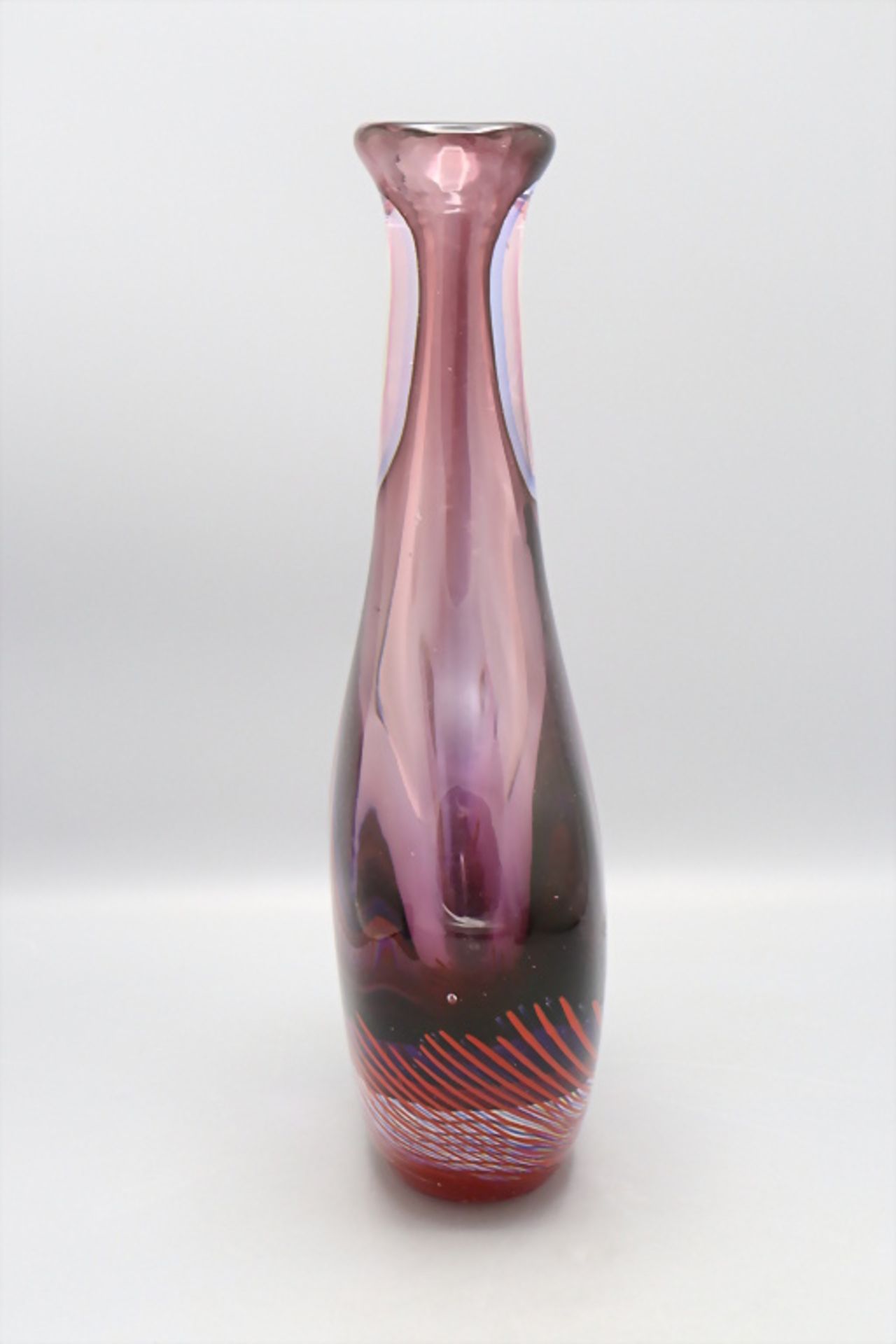 Glasziervase / A decorative glass vase 'Sommerso', Flavio Poli, Murano, 1960er Jahre - Bild 4 aus 6