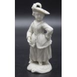 Mädchen im Rokokokleid / A girl wearing a Rococo dress and a hat, nach Frankenthaler Modell, ...