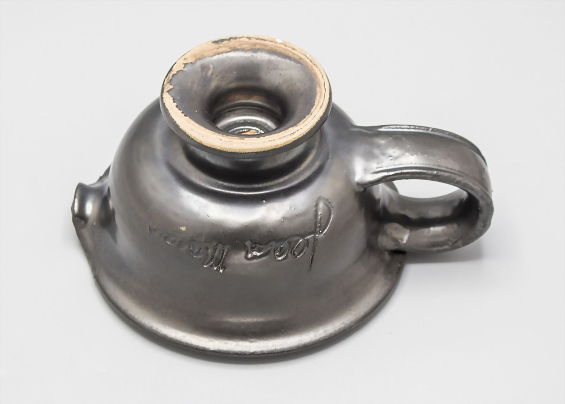 Jean Marais (1913-1998), Künstler Keramik Henkelgefäß / An artist ceramic pot with handle, ... - Image 5 of 5