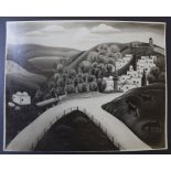 Reuven Rubin (1893-1974), Gemäldefoto 'Israelische Landschaft', 1927