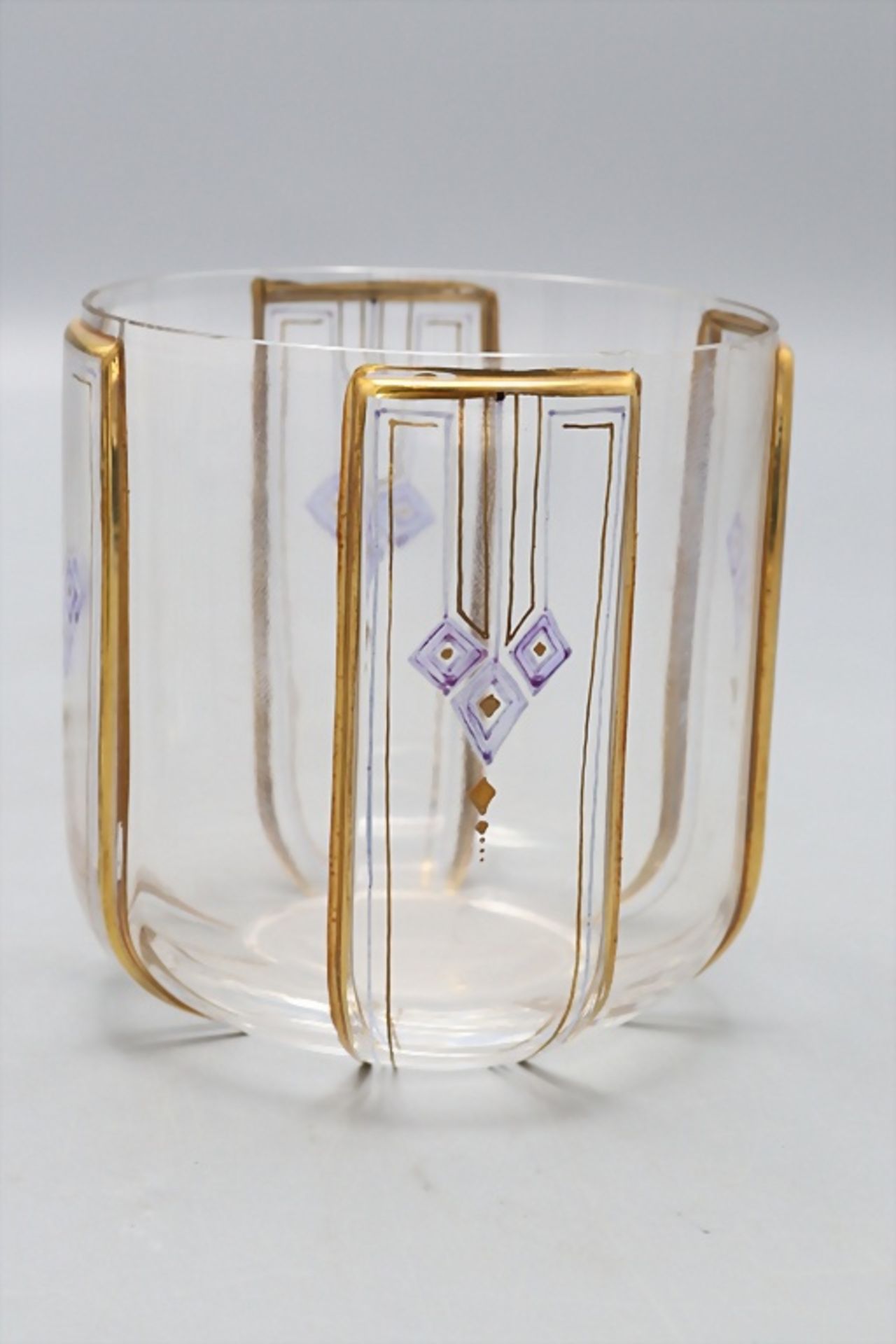 Zwei Art Déco Vasen / Two Art Deco glass vases, 20. Jh. - Bild 3 aus 6