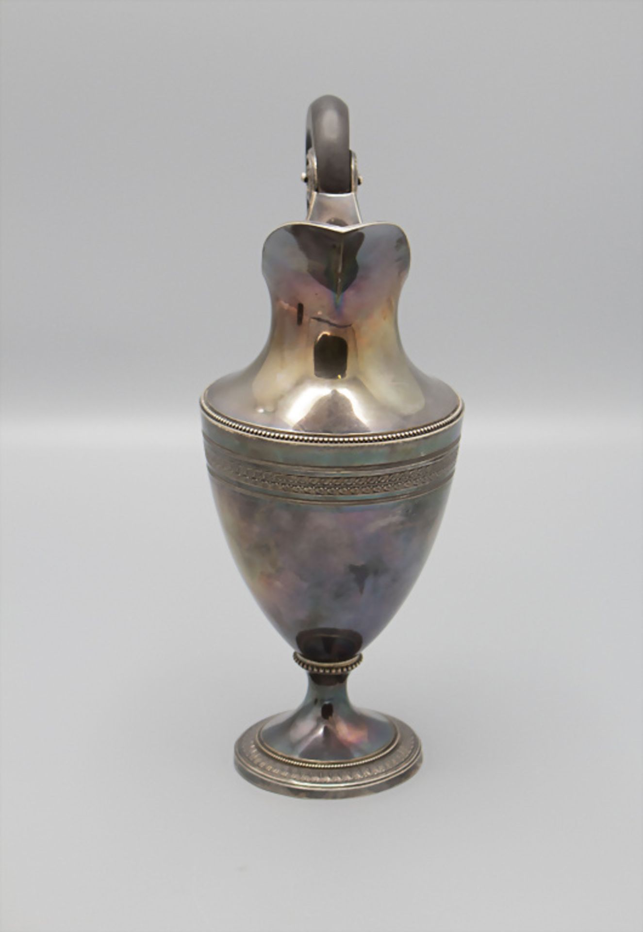 Empire Schenkkrug / A silver jug, Mathieu Petrus Josephus, Gent, 1839-1853 - Bild 2 aus 8