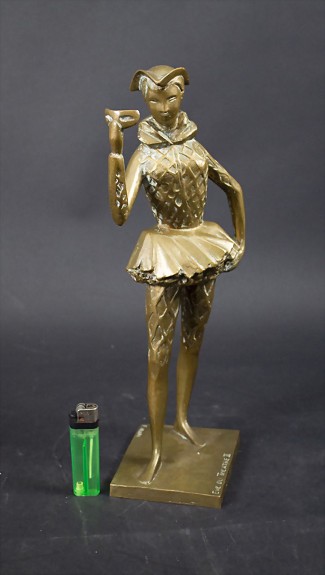 Madeleine-Christine FORANI (1916-1976), Bronzefigur 'EVE DU THEATRE II'