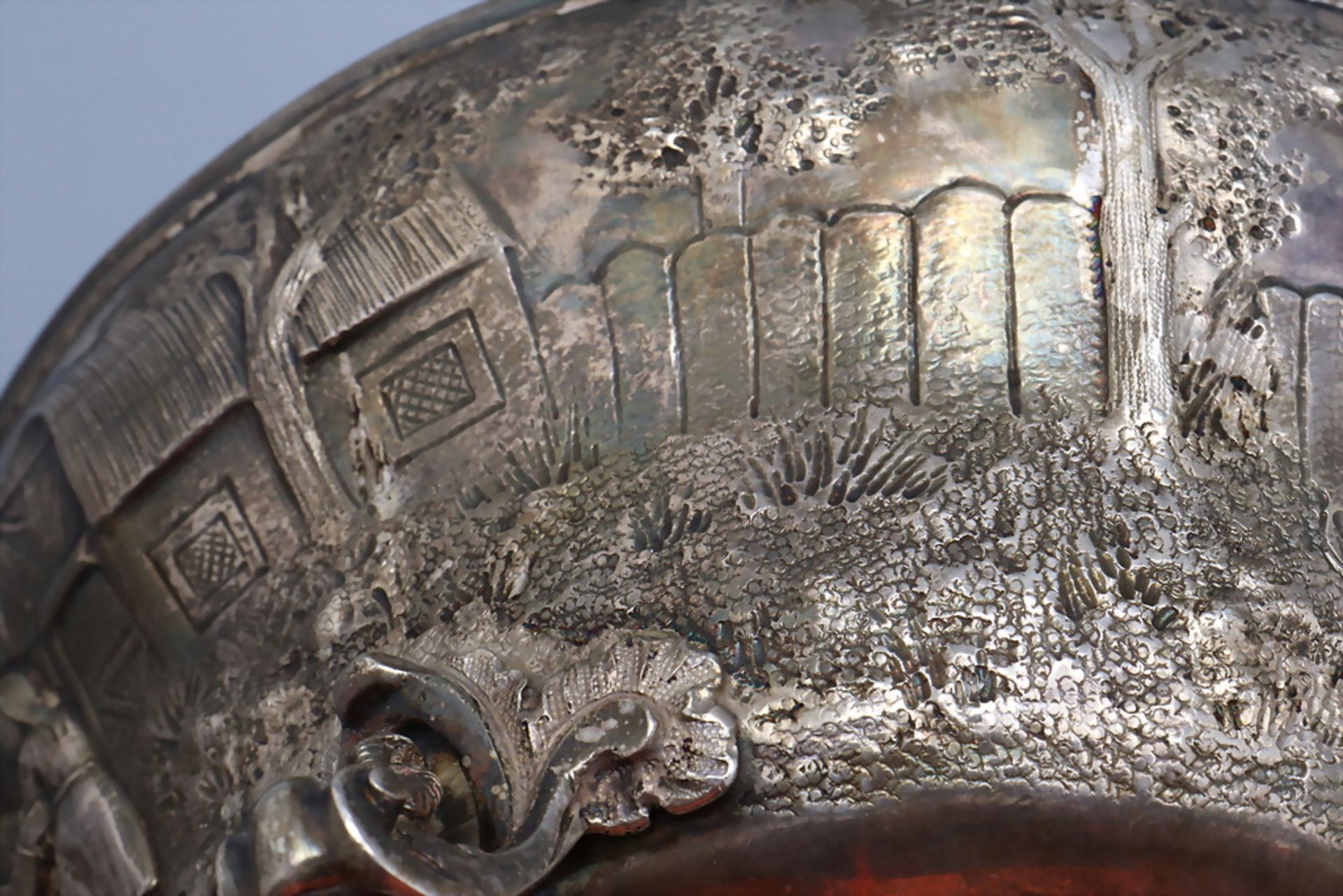Silberschale / A silver bowl, Hessenberg, 19. Jh. - Bild 8 aus 9