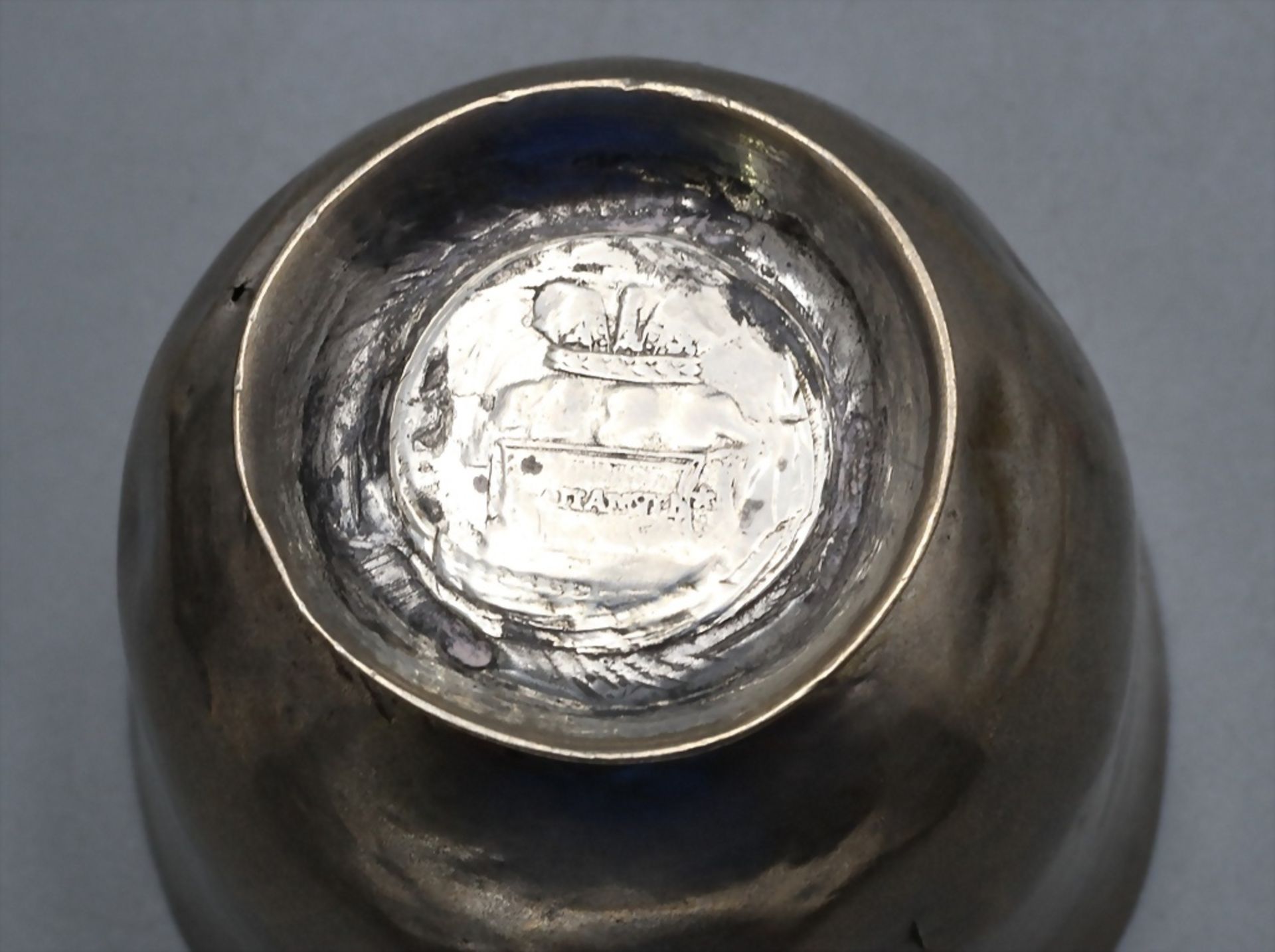 Rubelbecher / A silver ruble beaker, Russland, 18. Jh. - Image 4 of 4