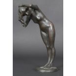 Frédéric Brou (Mauritus 1862-1926 Paris), 'Weiblicher Akt' / 'A female nude', um 1900