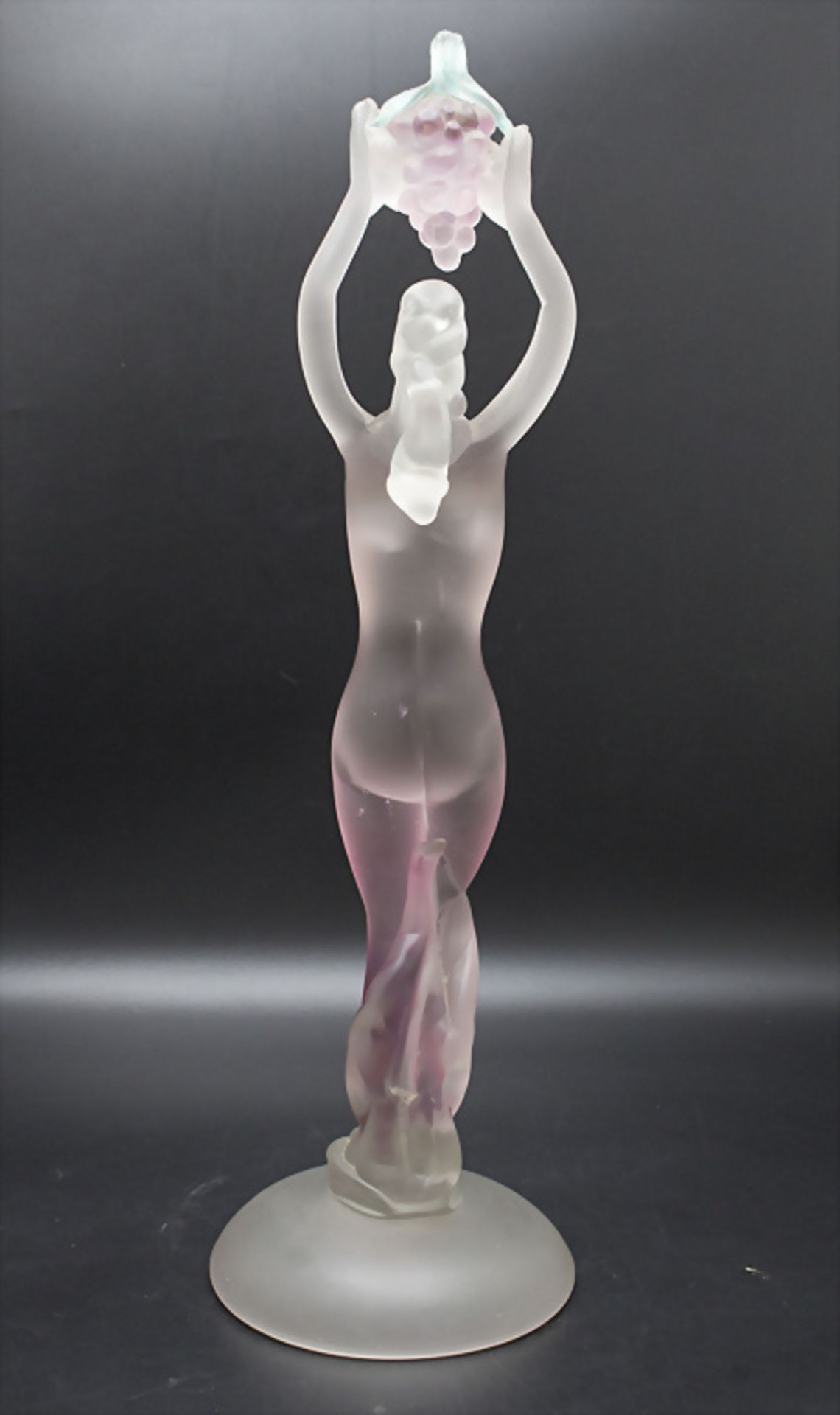 Glasskulptur 'Bacchantinnen Akt' / A glass sculpture of a Bacchante, Seguso Murano, Italien, ... - Bild 3 aus 6