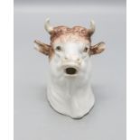 Ochsenkopf als Senftopf / An ox head as mustard pot, wohl deutsch, um 1900