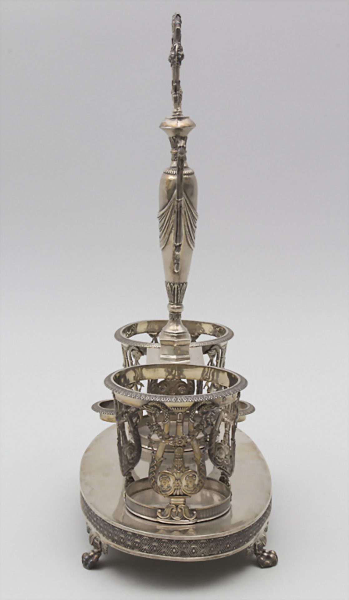 Empire Menage / An Empire silver cruet stand, Frankreich, 1819-1938 - Image 2 of 11