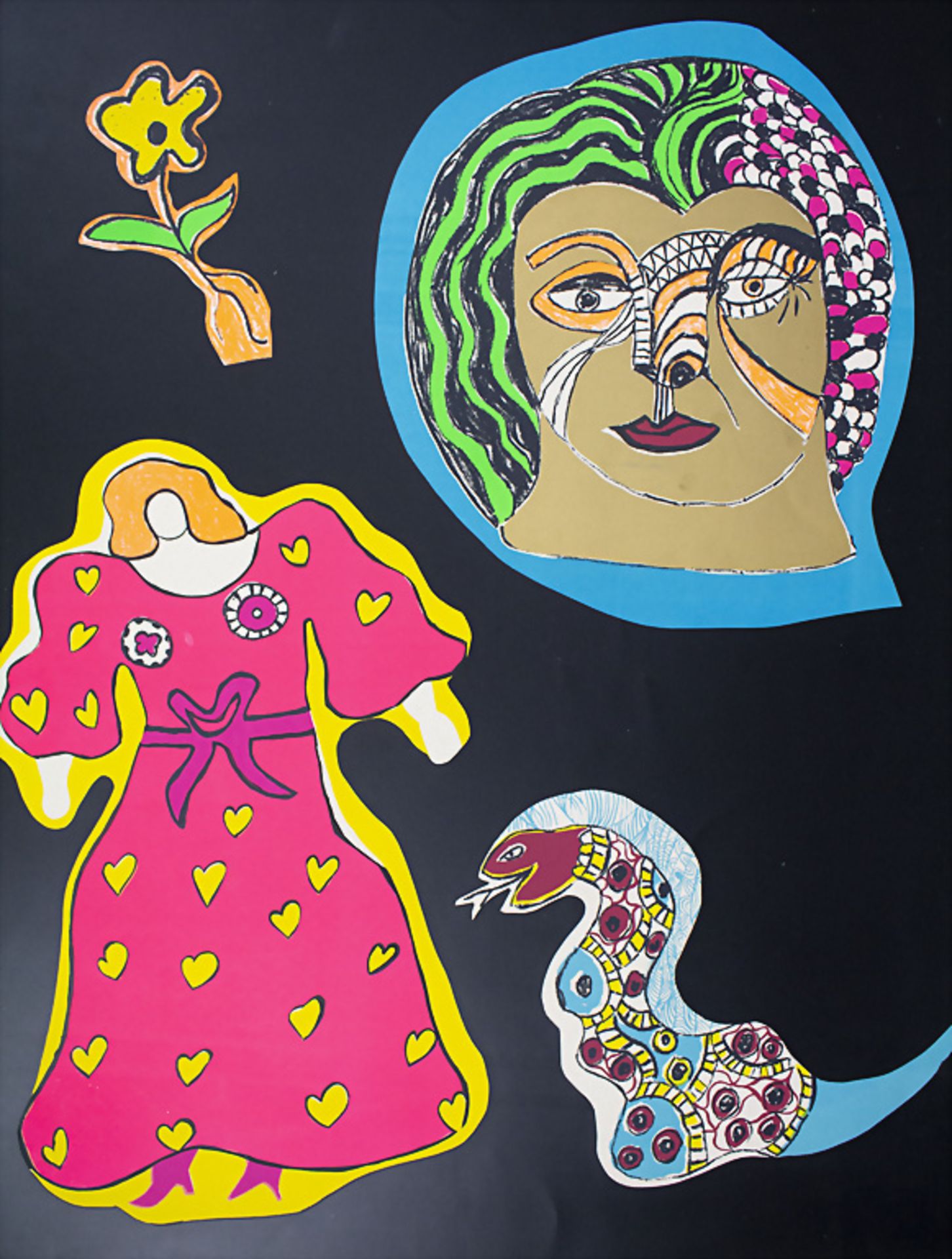 Niki de SAINT-PHALLE (1930-2002), 'Le Serpent' (Nana Power), 1970