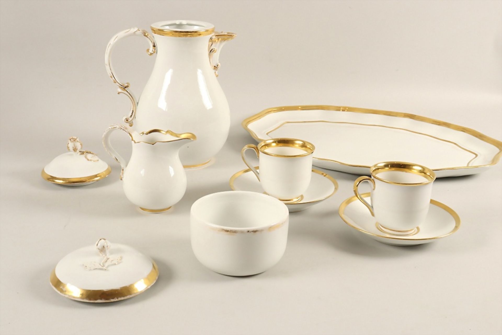 Porzellanservice für 2 Personen / A porcelain service 'Tête à Tête', Meissen, 1860-1924 - Bild 3 aus 5