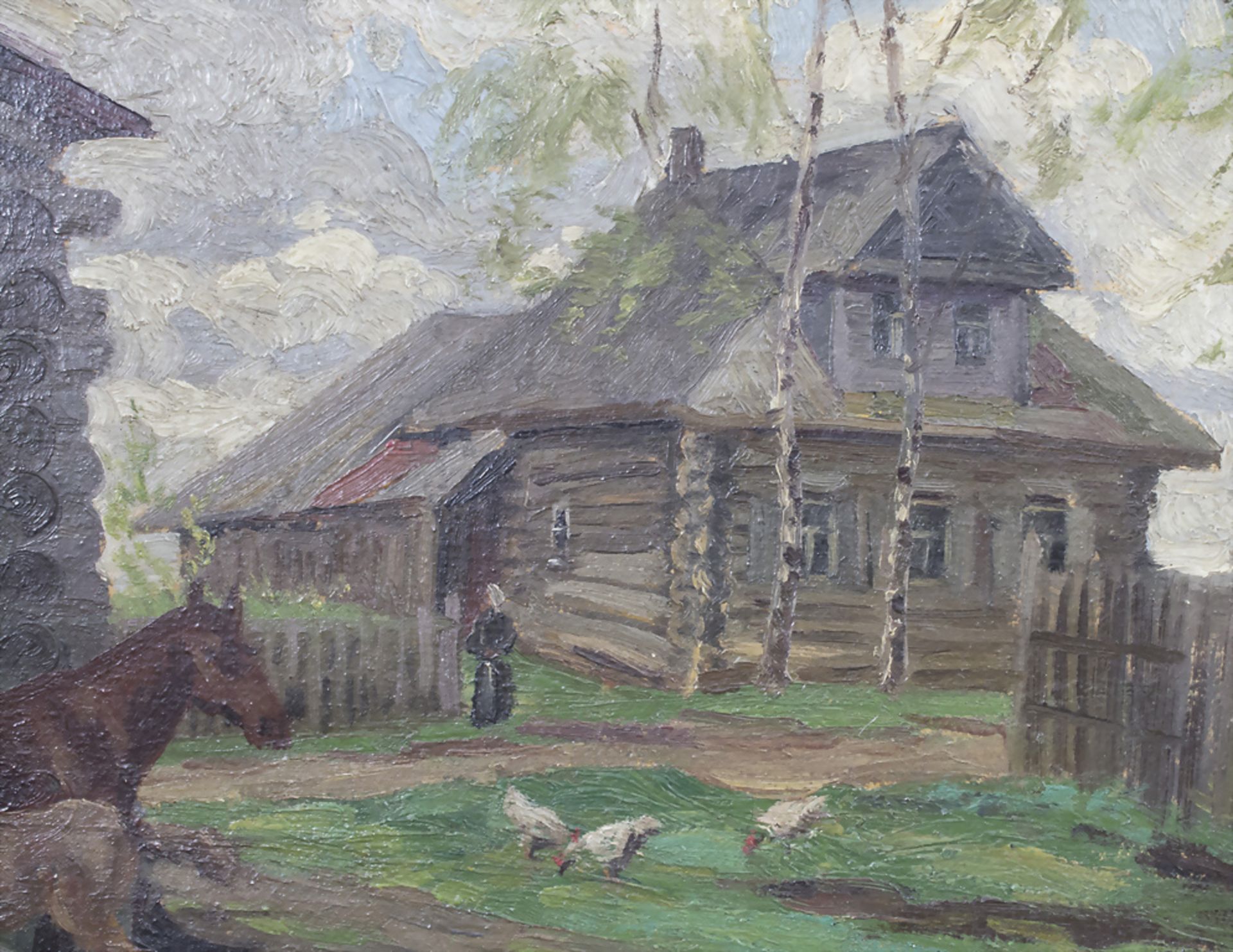 'Auf dem Bauernhof' / 'On a farm', Russische Schule, 1942 - Bild 4 aus 5