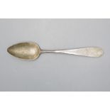 Biedermeier Löffel / A silver spoon, Anton Stadler, Freiburg im Breisgau, um 1850