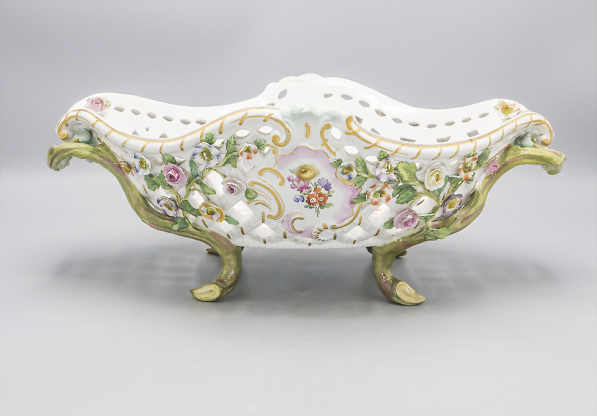 Florale Durchbruchschale / A floral bowl, Meissen, 1860-1924 - Bild 3 aus 5