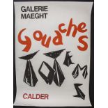 Alexander CALDER (1898-1976), 'Gouaches Totems', Galerie Maeght, Paris, 1966