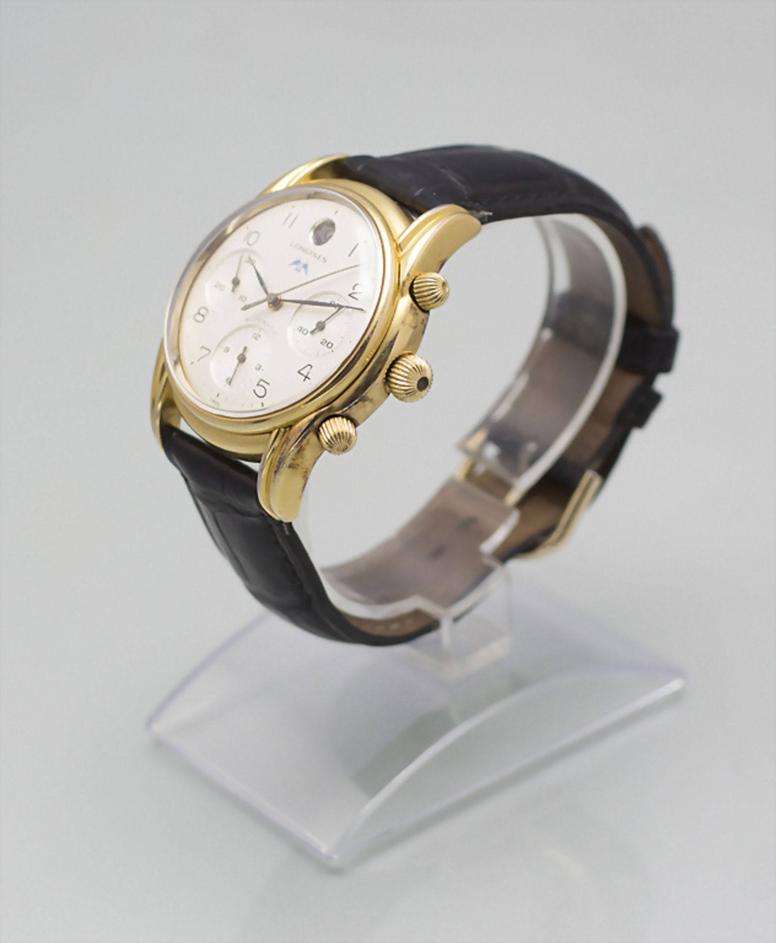 HAU Chronograph / A men's watch, Longines, um 1995 - Bild 3 aus 3