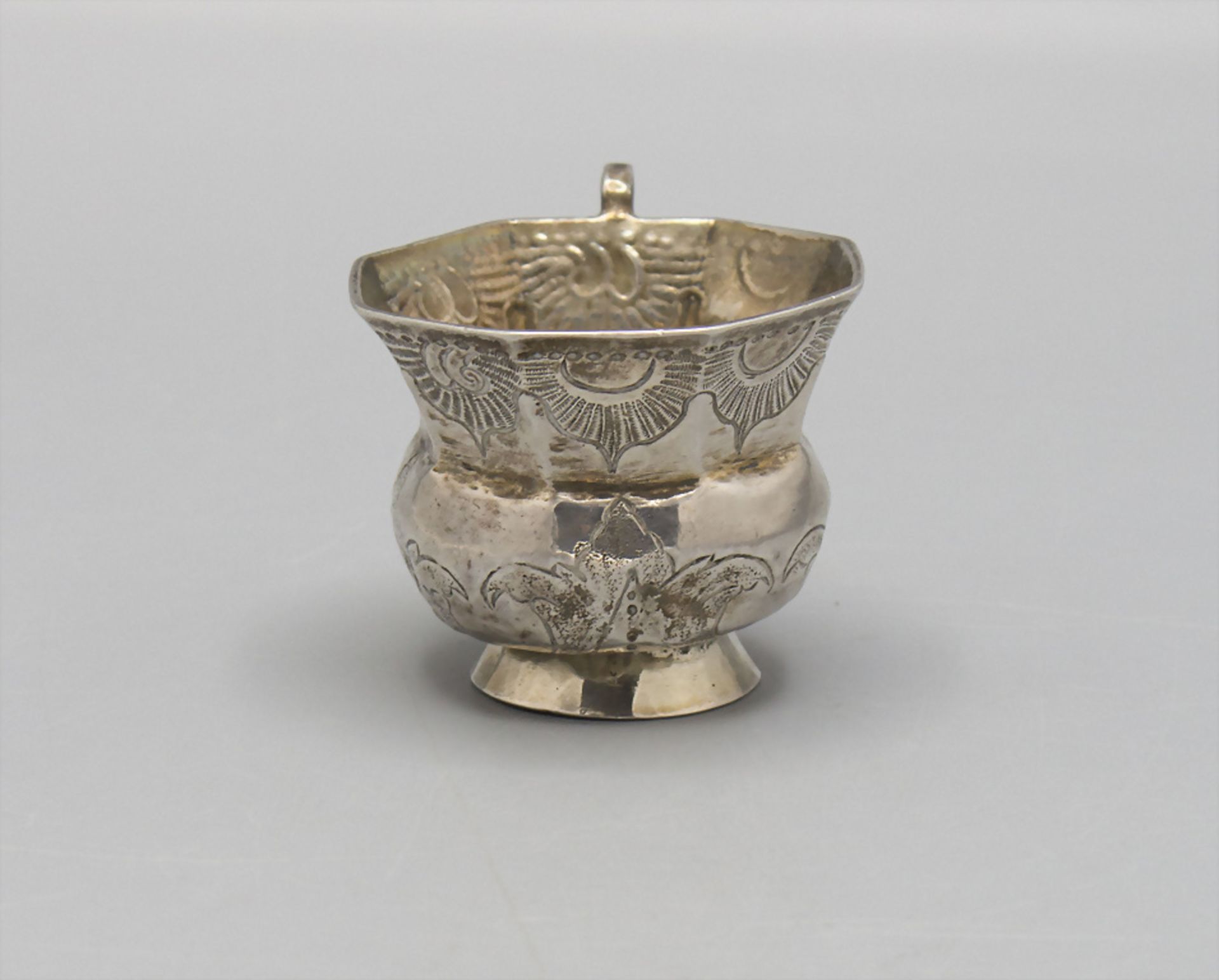 Rokoko Tscharki (Wodkabecher) / A Rococo silver Charki, Alderman Fyodor Petrov, Moskau / ... - Bild 2 aus 5