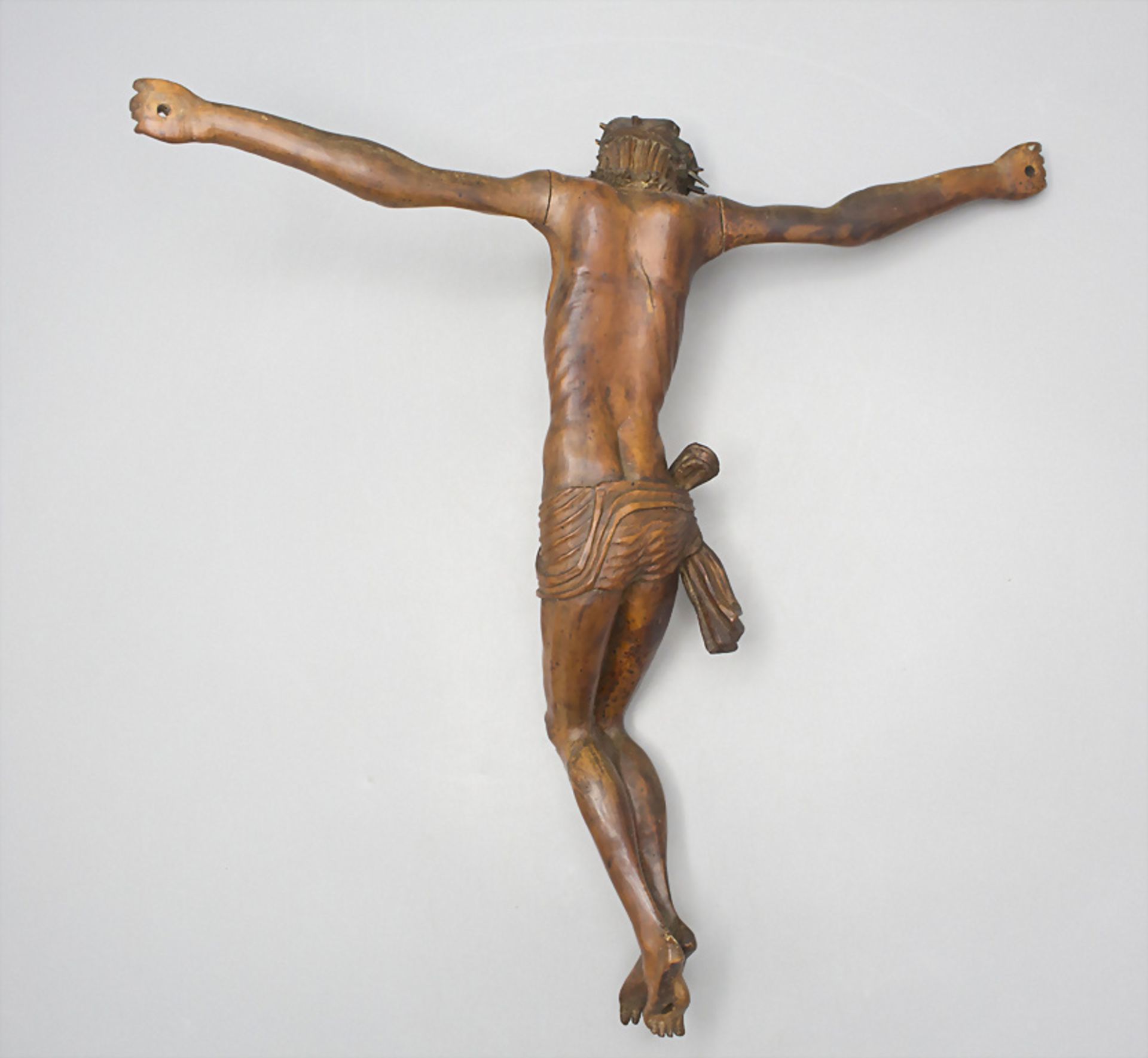 Korpus Christi / A wooden corpus of Christ, Spanien / Mittelmeerraum, 17. Jh. - Bild 3 aus 3