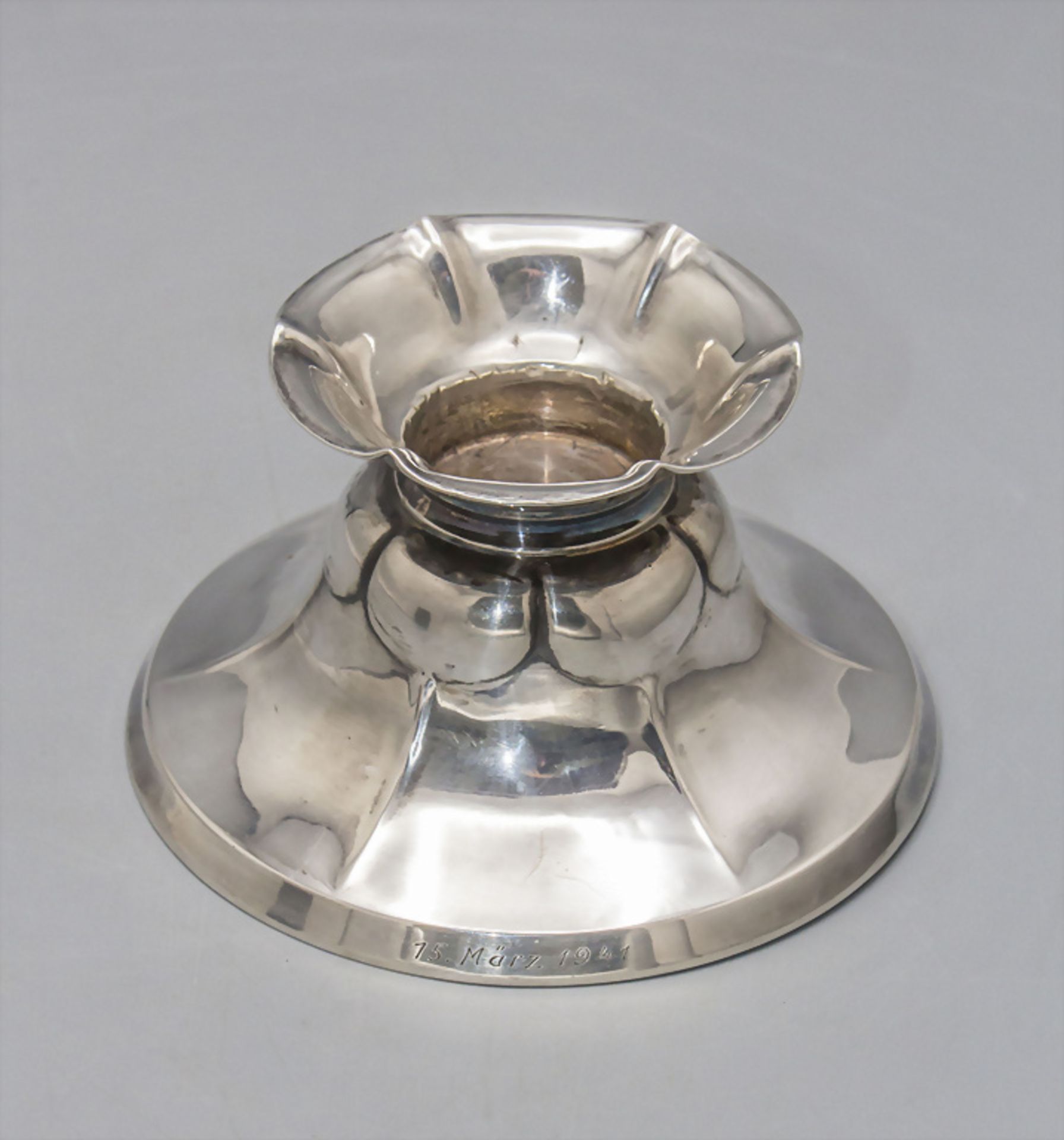 Kerzenhalter / Leuchter / A silver candle holder, Gayer & Krauss, Schwäbisch Gmünd, um 1941