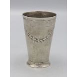 Klassizismus Becher / A Classicism silver beaker, Johann Friedrich Ehe, Nürnberg, 1779