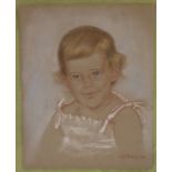 Martin Reisberg (1923-?), 'Porträt eines kleinen Mädchens' / 'A portrait of a baby girl', 1984/87