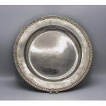 Große Silberplatte / A large silver platter, Antal Bachruch, Budapest, um 1900