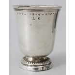 Becher / A silver beaker, Jean Joachim Jouette, Saint Menehould, 1775