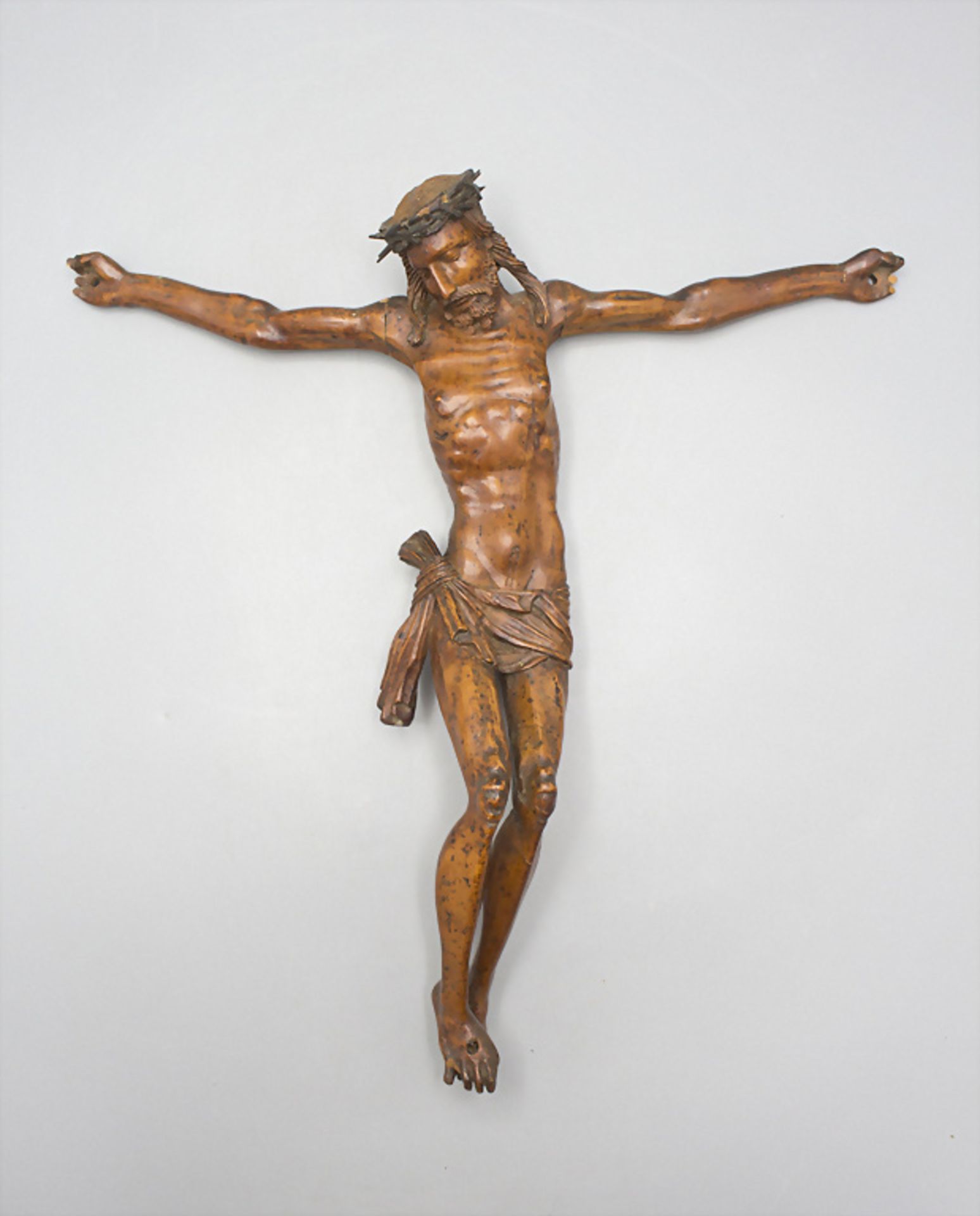 Korpus Christi / A wooden corpus of Christ, Spanien / Mittelmeerraum, 17. Jh.