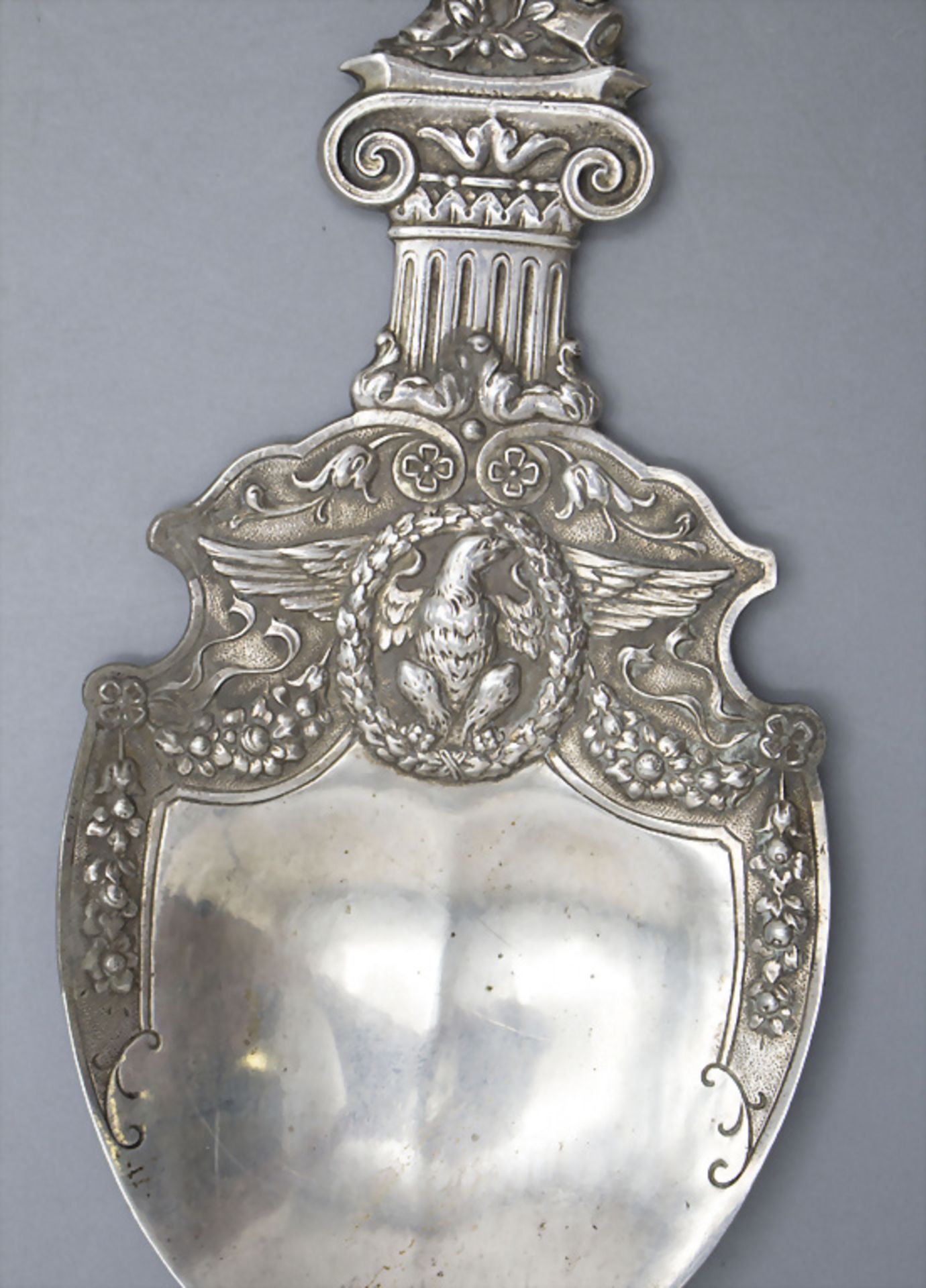 Zierlöffel mit Napoleon / A silver spoon with Napoleon, Frankreich, 19. Jh. - Image 4 of 5