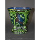 Jugendstil Majolika Vase / An Art Nouveau majolica vase, Tonwerke Kandern, um 1915