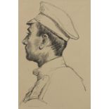 Hermann Struck (1876-1944), 'Soldat im Profil' / 'A soldier in profile', 20. Jh.