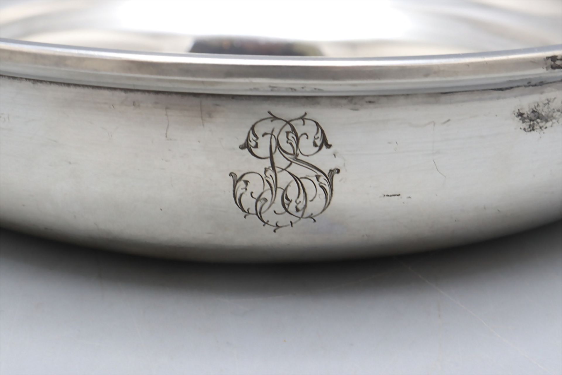 Silberschale mit Handhaben / A silver bowl with handles, Alphonse Debain, Paris, um 1900 - Image 3 of 5