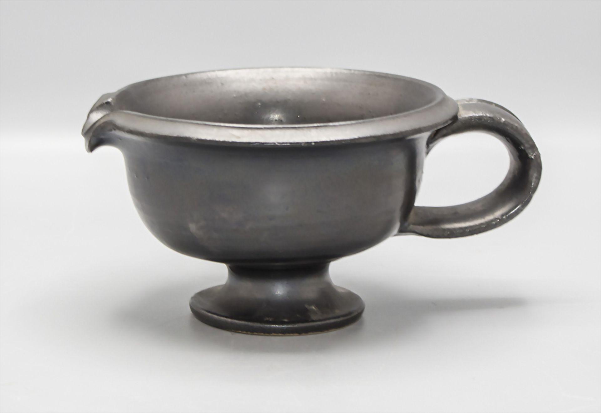 Jean Marais (1913-1998), Künstler Keramik Henkelgefäß / An artist ceramic pot with handle, ...
