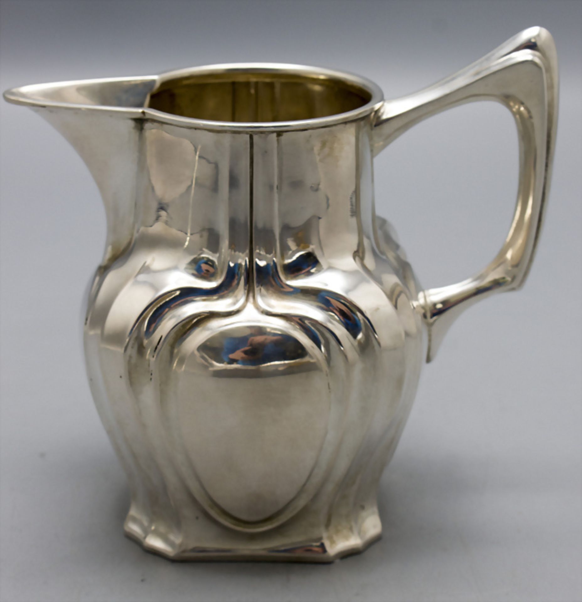 Jugendstil Teeservice / An Art Nouveau silver tea set, Wien, um 1900 - Bild 9 aus 11