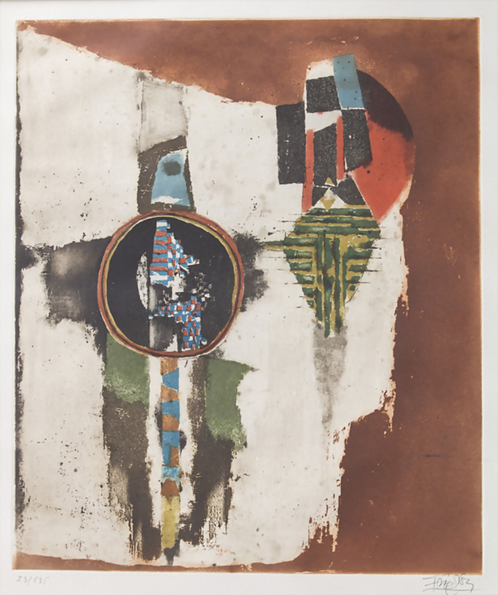 Johnny Friedländer (1912-1992), 'Abstrakte Formen' / 'Abstract shapes', 1970er