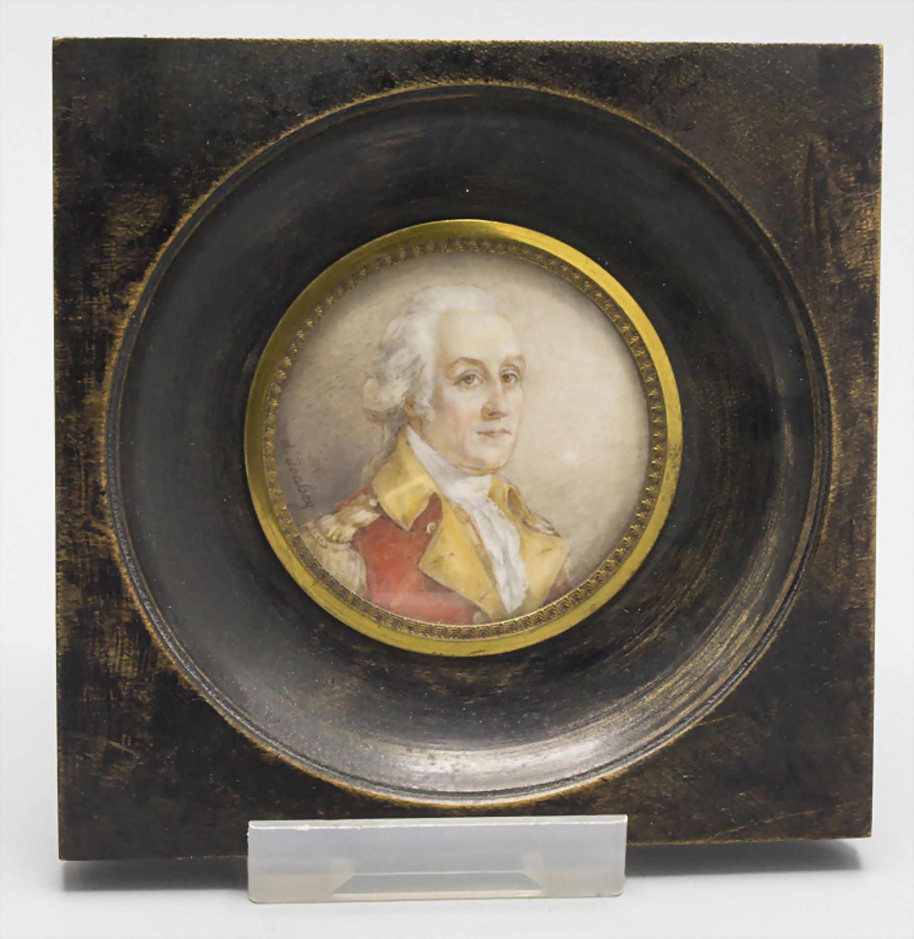 Miniatur Porträt eines Generals / A miniature portrait of a general, nach Jean Baptiste ISABEY ...