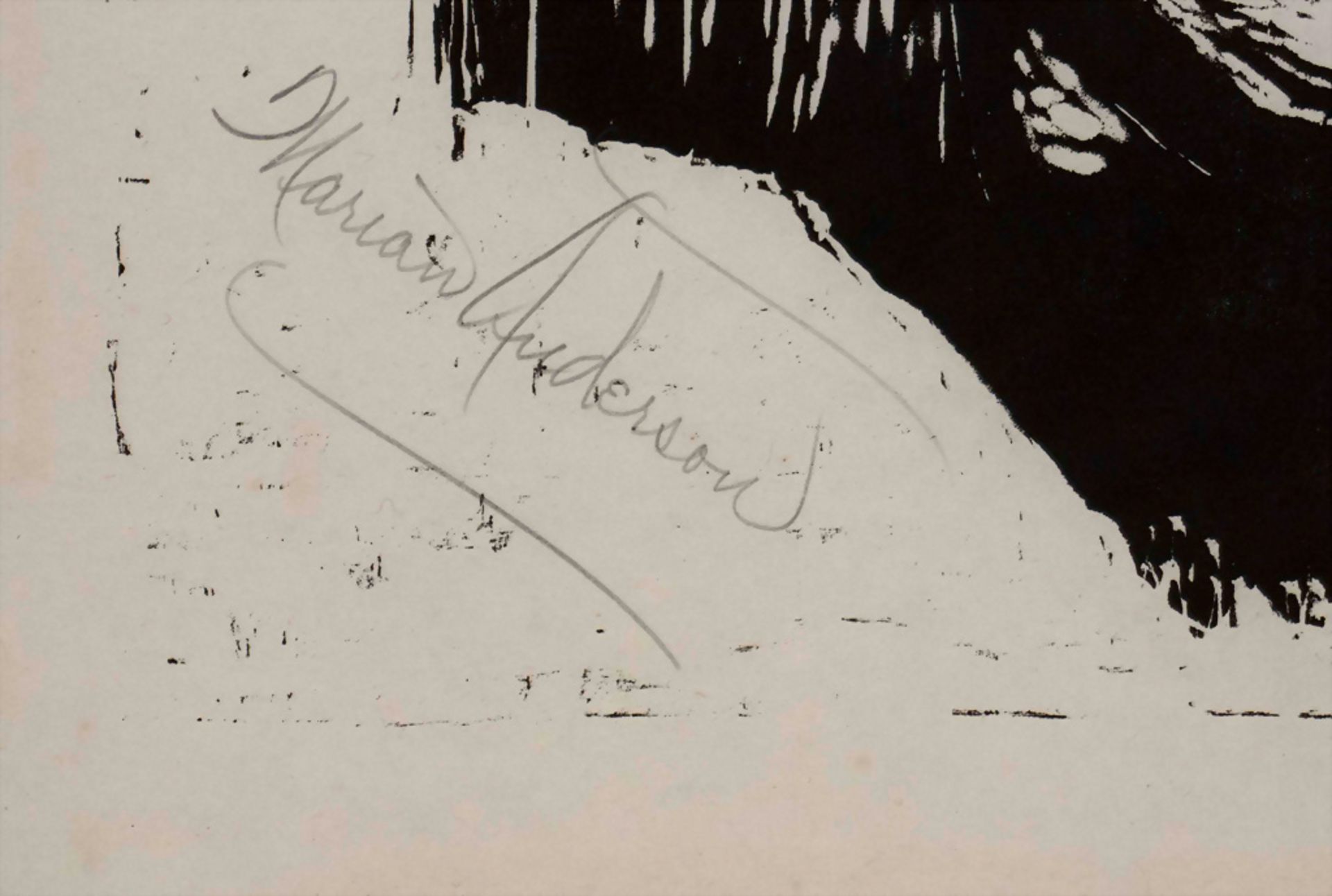 Jacob STEINHARDT (1887-1968), 'Porträt Marian Anderson', 1950-59 - Image 3 of 5