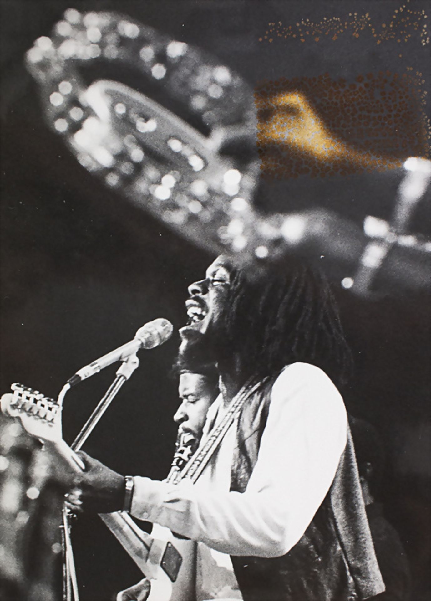 Konzertfoto Dennis Brown (1957-1999) / A concert photograph of Dennis Brown