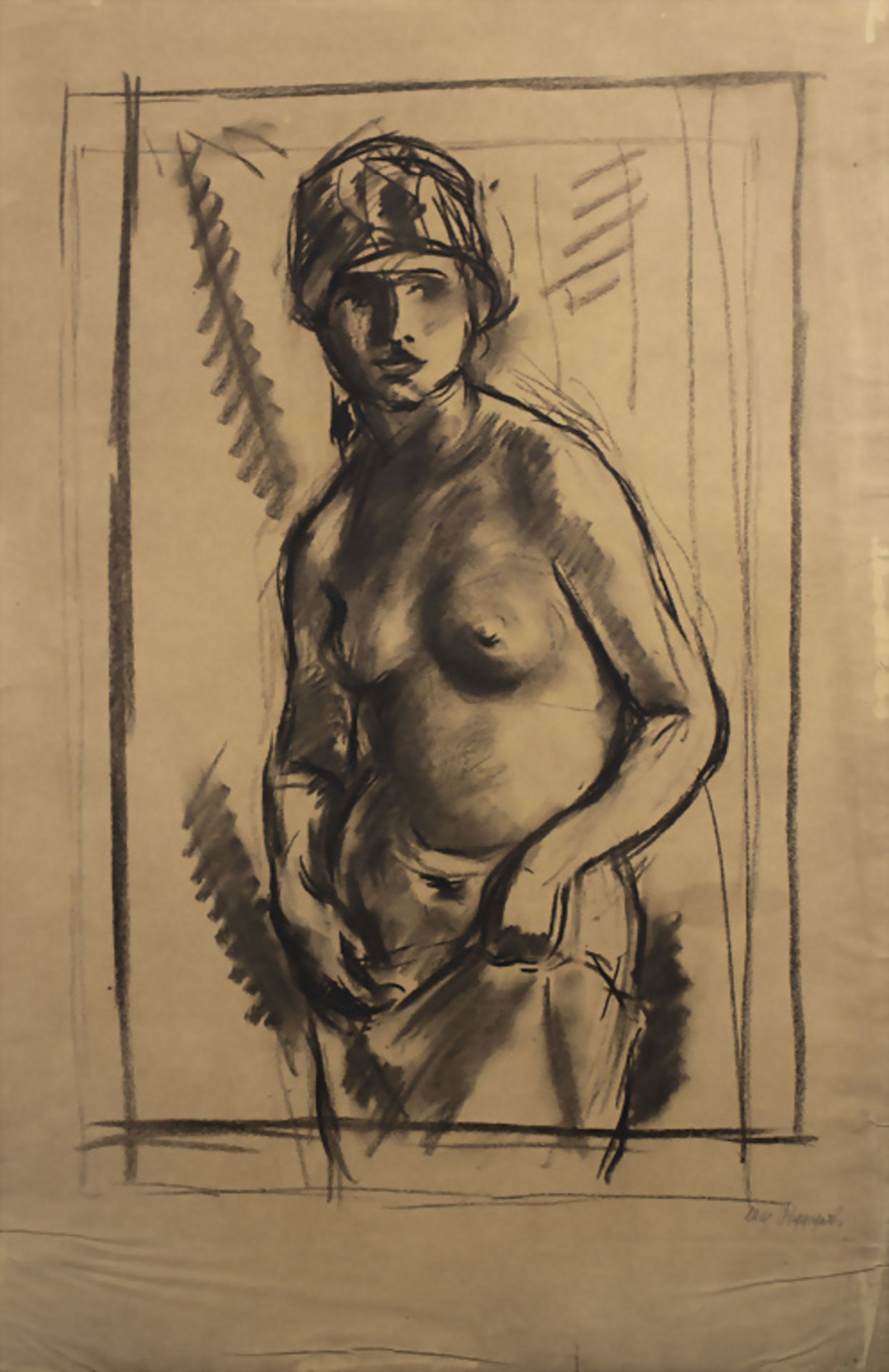 Max RAPPAPORT (1884-1924), Skizze 'Frauenakt' / A sketch of a nude