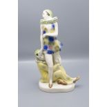 Art Déco Figurengruppe 'Aschermittwoch' / An Art Deco ceramic couple 'Ash Wednesday', deutsch, ...