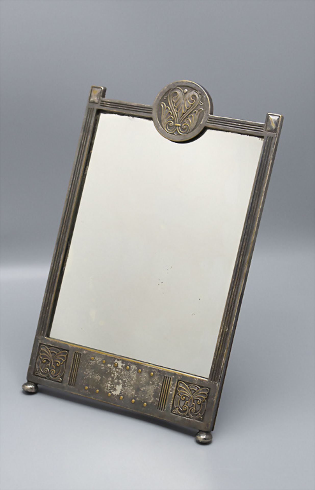 Jugendstil Tischspiegel / An Art Nouveau table mirror, WMF, Geislingen, um 1910