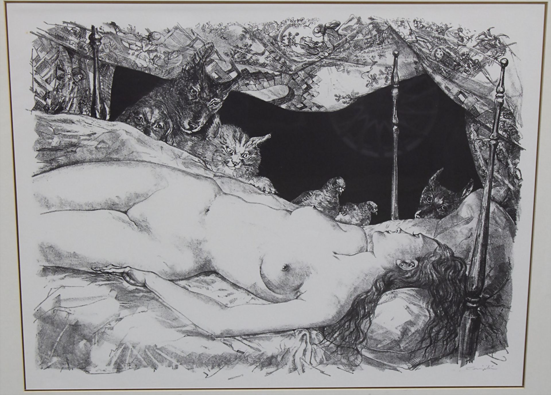 Tsuguharu-(Leonard) FOUJITA (1886-1968), 'Le Rêve' / 'The dream'
