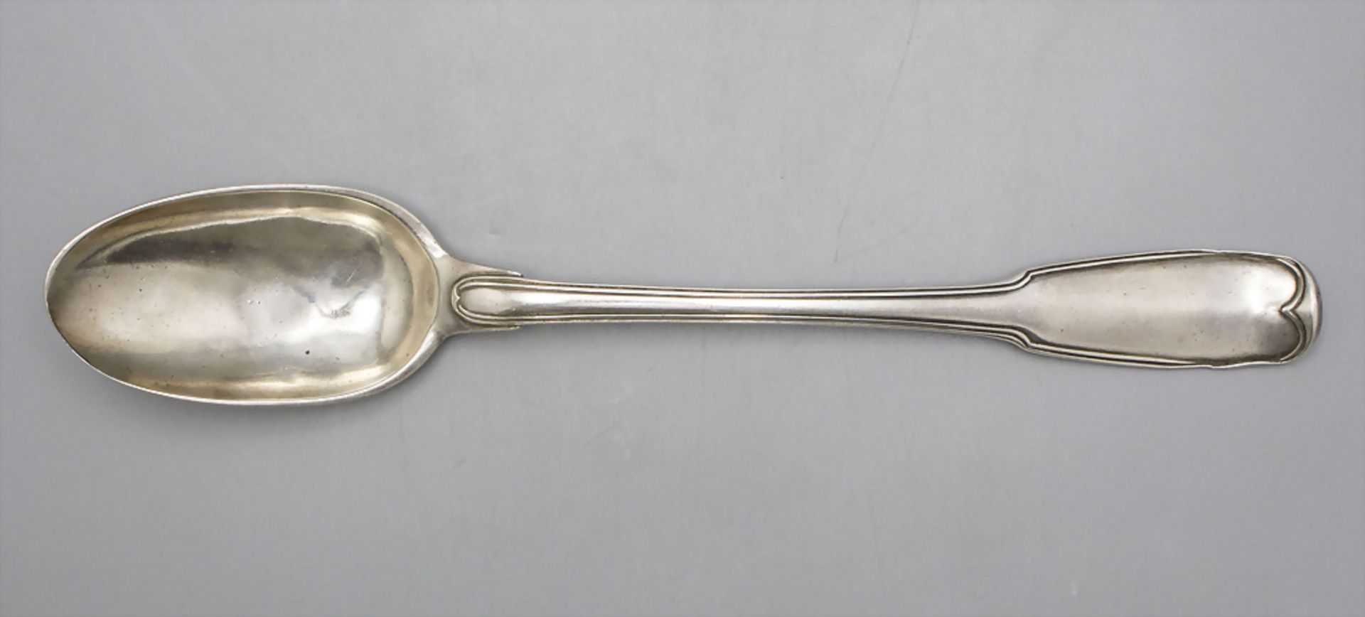 Barock Ragoutlöffel / A Baroque silver ragout spoon, Metz, um 1760